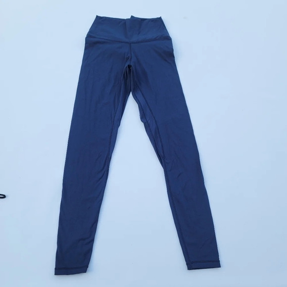 Colorfulkoala Women's Buttery Soft High Waisted Yoga Pants Nylon Navy Blue S - Picture 1 of 7